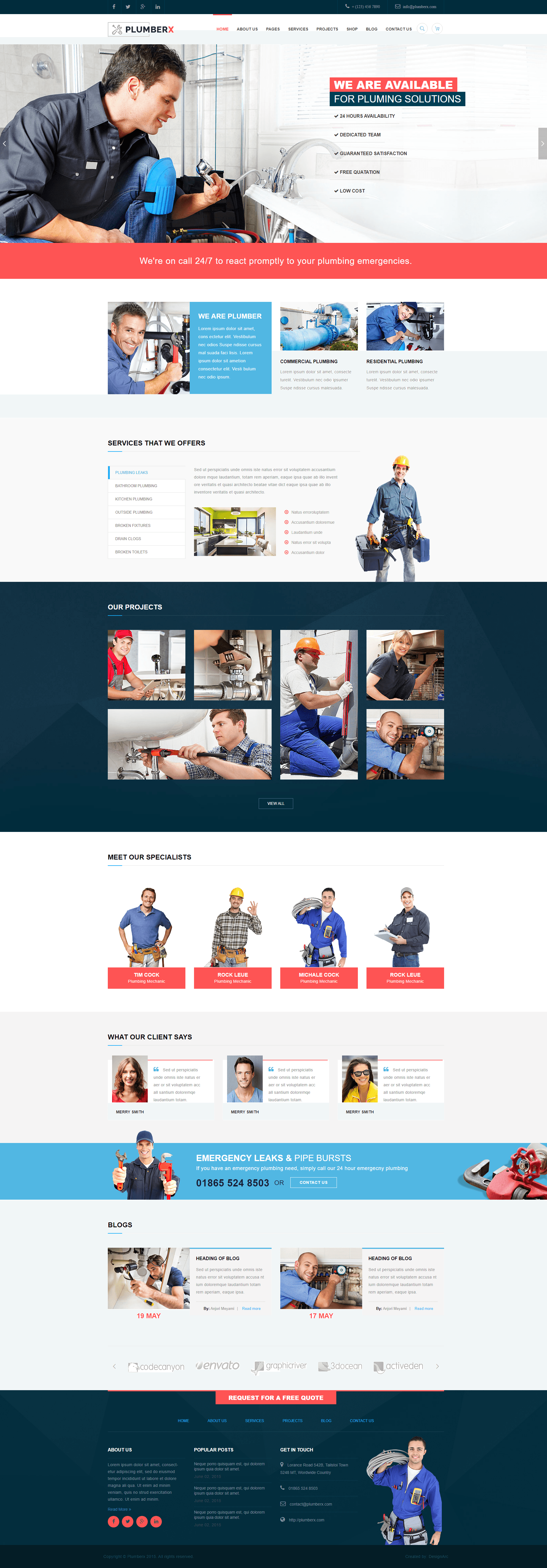 Plumber Website